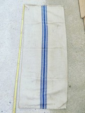 Alter Leinensack Mehlsack Getreidesack Blaue Streifen 