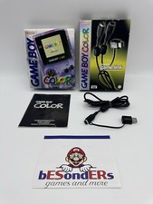 Nintendo - Game Boy Color - Purple - Pocket - Game Link - Ovp - LEERVERPACKUNG