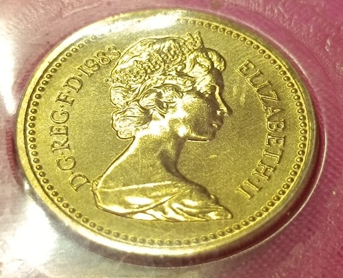 1pfund 1983 elizabeth - 1pfund,