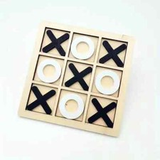 Holz Tic Tac Toe Spielbrett