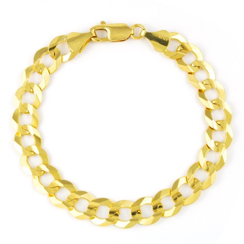 14k gelbgold solide - 14k, 10mm