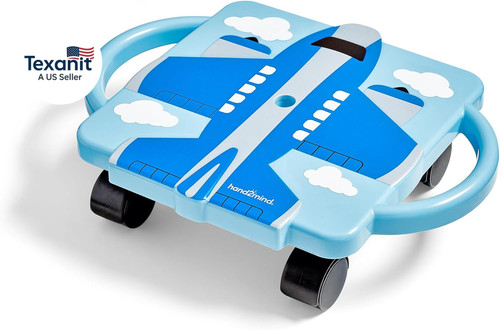 Blue plane glider scooter - blue,