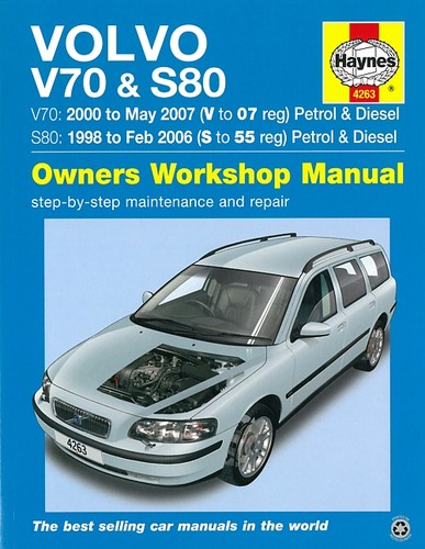 Haynes handbuch volvo v70 - haynes,