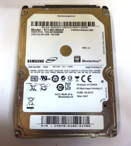 Samsung 160gb st160lm003 - 160gb, *st160lm003*