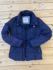 Daunenjacke Dunkelblau Abercrombie & Fitch