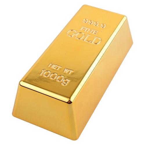 Goldbarren türstopper - goldbarren,