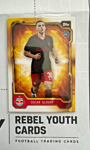 Oscar gloukh topps red - topps, bull