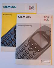 Original Siemens M35 M35i  Bedienungsanleitung + Kurzanleitung deutsch