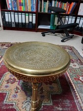 Antiker Hocker aus Messing