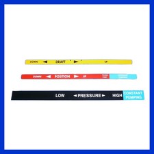 Aufkleber für Hydraulik