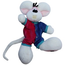 Vintage Baby Diddl-Maus im Schlafanzug (ohne Schnuller) Kuscheltier 28cm Gebrauc