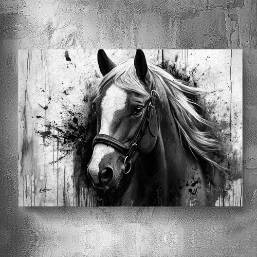 Leinwand bilder pferde tiere - leinwand,