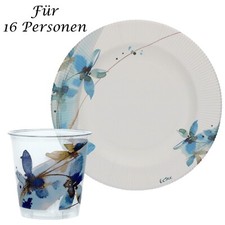 32-teiliges Set Einweggeschirr