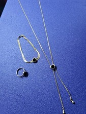  Set Halskette Armband Ring