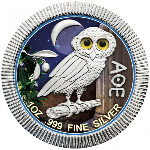 Unze silber eule von athen - unze,