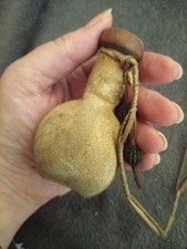 Lederflasche, Kugelflasche, Kugelbeutel,LARP