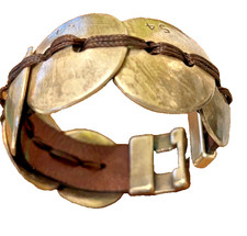 Uno de 50 Armband Leder braun Silber