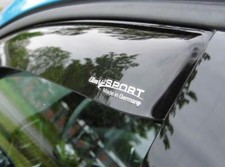 ClimAir WINDABWEISER Regenabweiser schwarz VORNE für VW Golf 6 VI 5-Türer Set