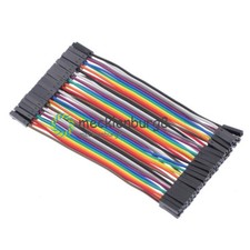40PCS Female To Female Dupont wire cables jumpers 10CM 2.54MM 1P-1P For Arduino