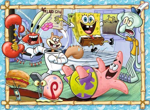 Puzzle spongebob - puzzle, t.)