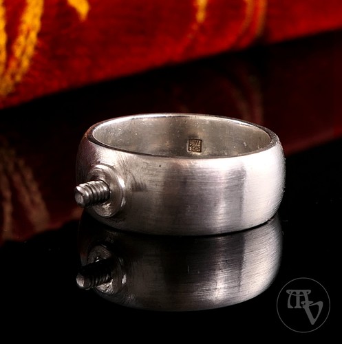 Vintage ring ding silberring - vintage,
