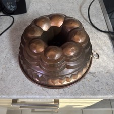 Alte Kupfer Backform für Kuchen , Durchmesser 27cm