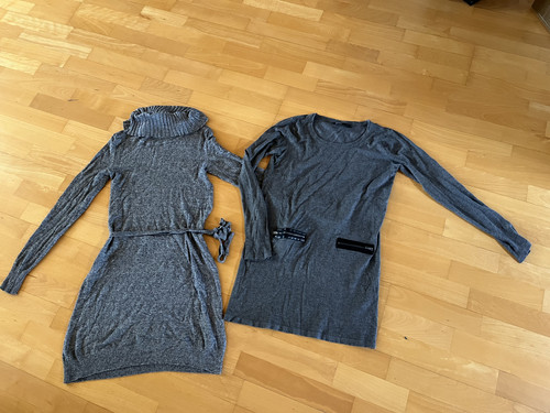 Set strickkleid kleid - set,