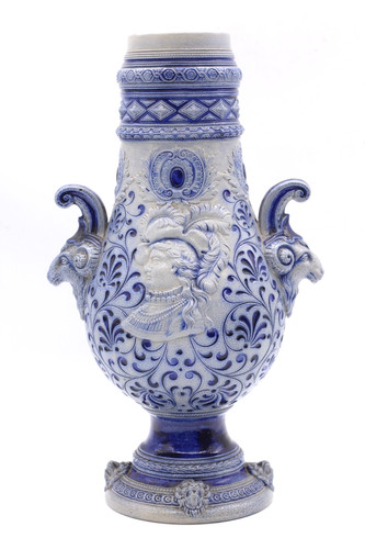 Westerwald blumenvase vase - westerwald,