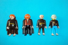 4x Playmobil Mönch Mittelalter Figuren 