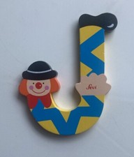Sevi Holz-Buchstaben - Clown - Kinderzimmer - J - Buchstabe-