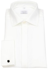 Seidensticker Smokinghemd Regular Fit Umschlagmanschette hellbeige - ohne OVP