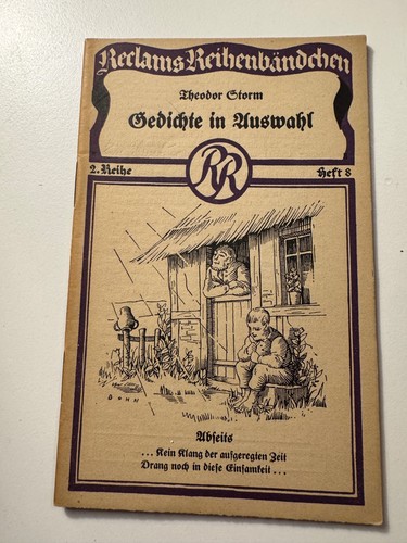 Reclam reihenbändchen 1922 - reclam, 1922-23