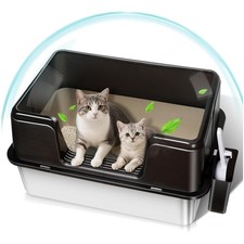 Katzenklo Edelstahl XXL, 30L