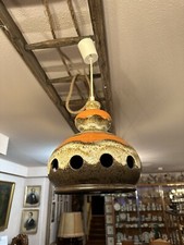 alte Keramiklampe Lampe 70er