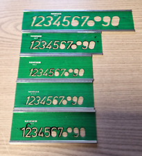 Großes Set Schriftschablnen  - ZAHLEN / Schreibschablone - Zahlen -  von Nestler