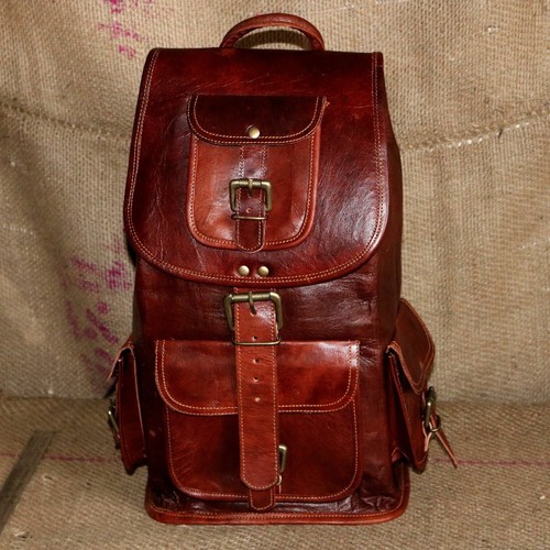 Echt leder rucksack - echt,