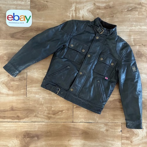 Belstaff cougar leather jacket - belstaff,