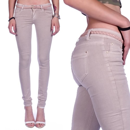 Damen jeans hose gürtel - jeans,