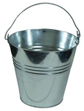 Zinkeimer silbergrau 7L Eimer