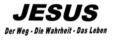 Aufkleber - JESUS - Der Weg -