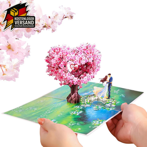 Hochzeitskarte pop 3d - pop-up,
