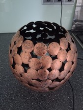 Tischleuchte Beistellleuchte Metall Kupferfarben