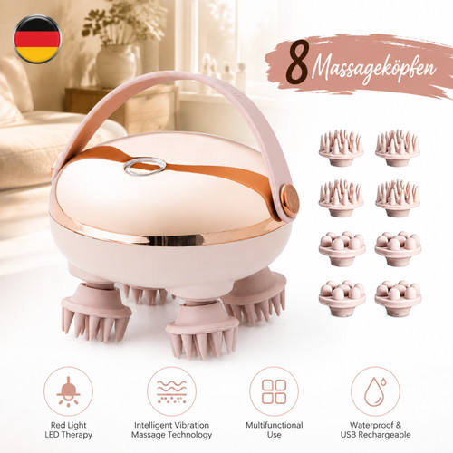 Elektrisches kopfmassagegerät - elektrisches,