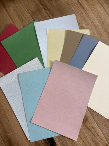 Set mit strukturpapier und - strukturpapier,