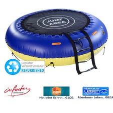 infactory Trampolin klein: 4in1-Trampolin für Wasser und Garten (refurbished)