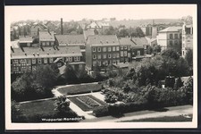 Wuppertal-Ronsdorf, Teilansicht aus der Vogelschau, Ansichtskarte 1940 