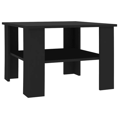 Couchtisch schwarz 60x60x42 - schwarz, cm