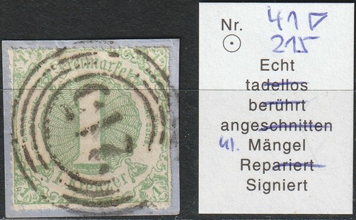 Minr 41 a briefstück - kr.,