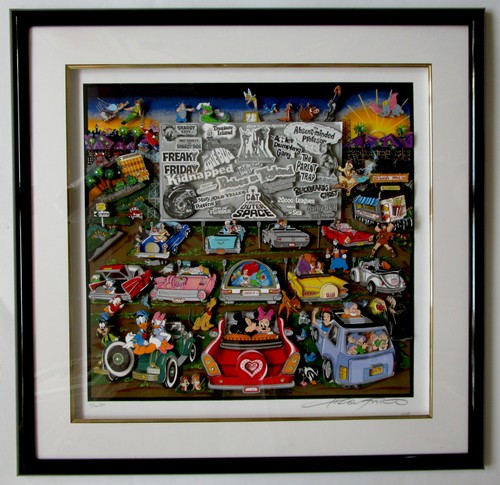 Charles fazzino 3d disney - charles, ***