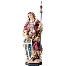 Knight Figurine Sculpture Wood